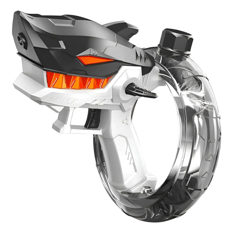 PISTOLA DE AGUA ELECTRICA SHARK RECARGABLE NIÑOS JUGUETE - 1