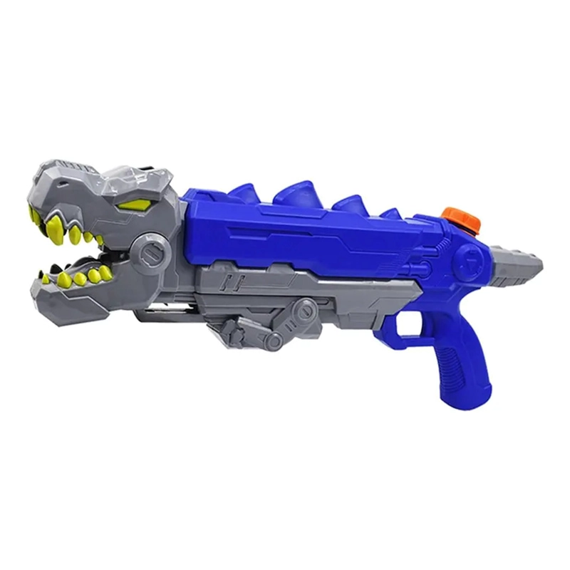 PISTOLA LANZA AGUA DINOSAURIO REX AZUL JUGUETE VERANO - 3