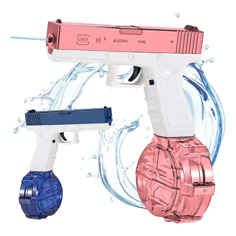PISTOLA DE AGUA ELE CTRICA GLOCK 17 NIÑOS RECARGABLE JUGUETE - 1