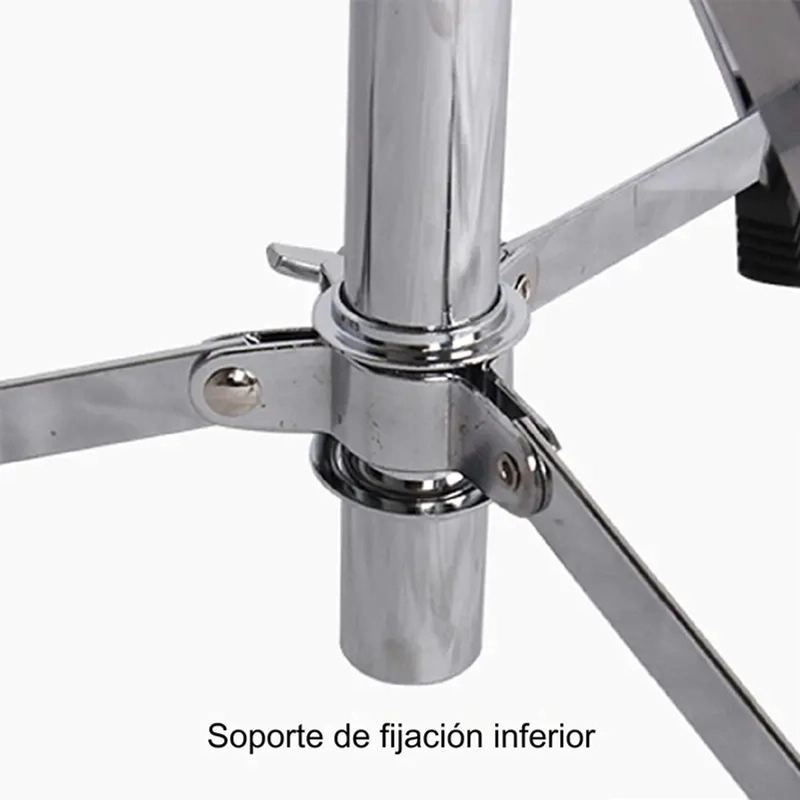 SILLIN PARA BATERIA PISO TABURETE REDONDO ALTURA AJUSTABLE - 4