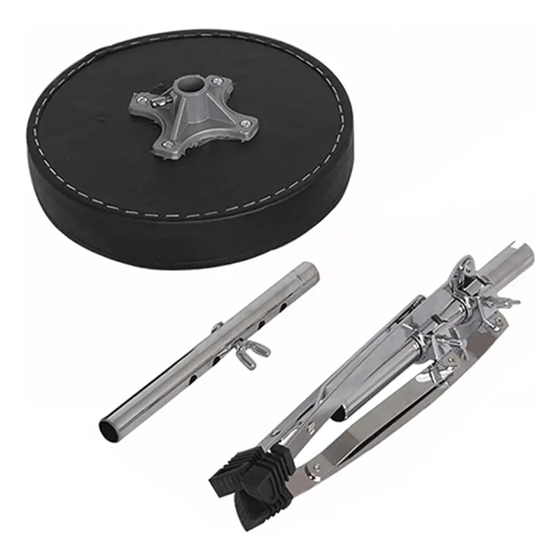 SILLIN PARA BATERIA PISO TABURETE REDONDO ALTURA AJUSTABLE - 5