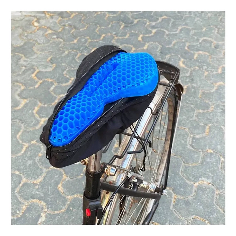 FUNDA ASIENTO SILLIN COBERTOR COJIN GEL ACOLCHADO BICICLETA - 2