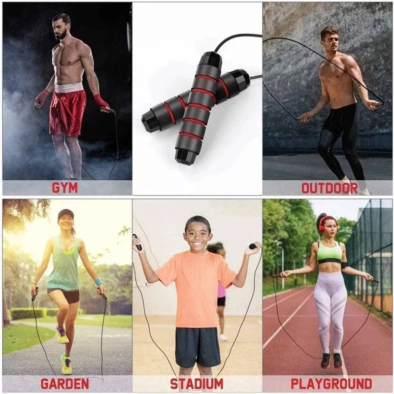 CUERDA DE SALTAR REGULABLE DEPORTES BOXEO FUNCIONAL CROSSFIT - 7