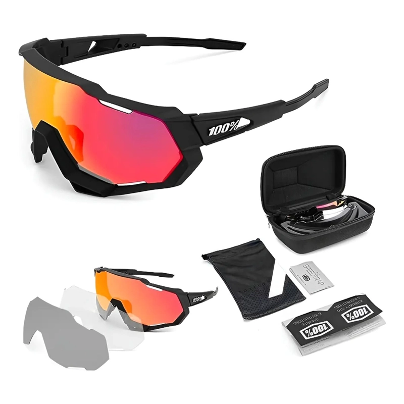 GAFAS DE CICLISMO CON CRISTALES REEMPLAZABLES PARA EXTERIOR - 1