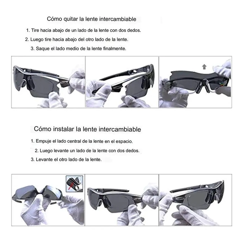 GAFAS DE CICLISMO CON CRISTALES REEMPLAZABLES PARA EXTERIOR - 3