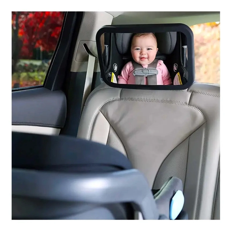 ESPEJO RETROVISOR XL AJUSTABLE DE AUTO BEBE  NIÑOS SEGURIDAD - 8