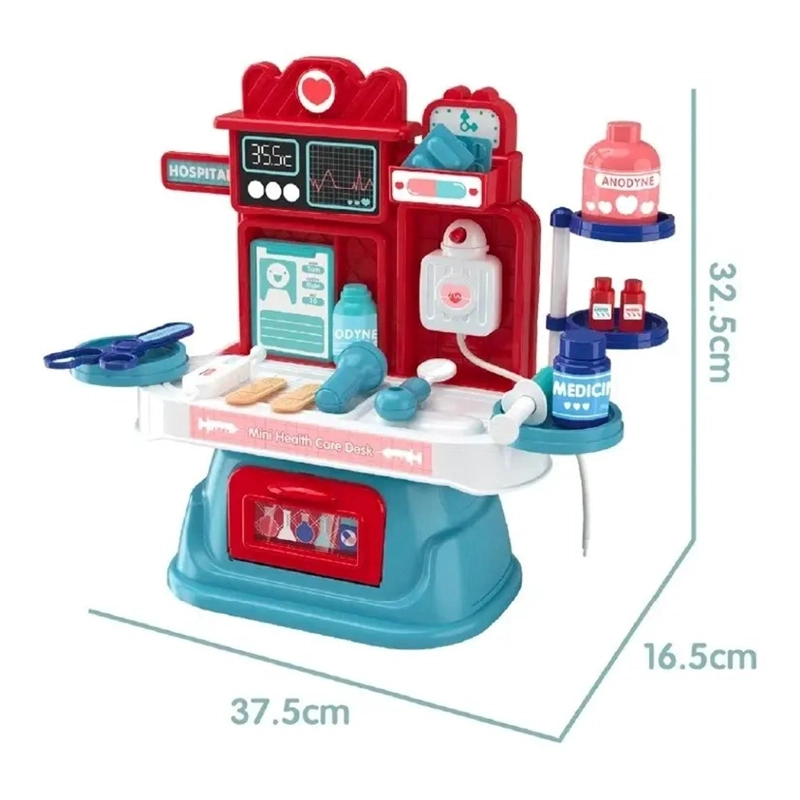 SET DE DOCTOR 27 PIEZAS JUGUETE DE DOCTOR ME DICO NIÑOS - 2