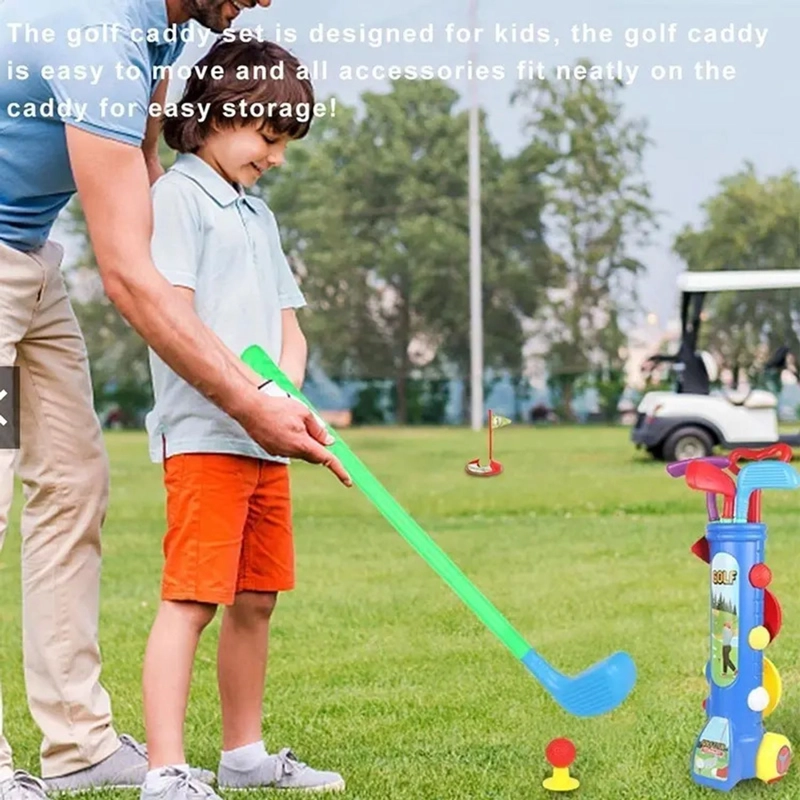 SET DE GOLF PARA NIÑOS CON CARRO Y ACCESORIOS JUGUETE - 2