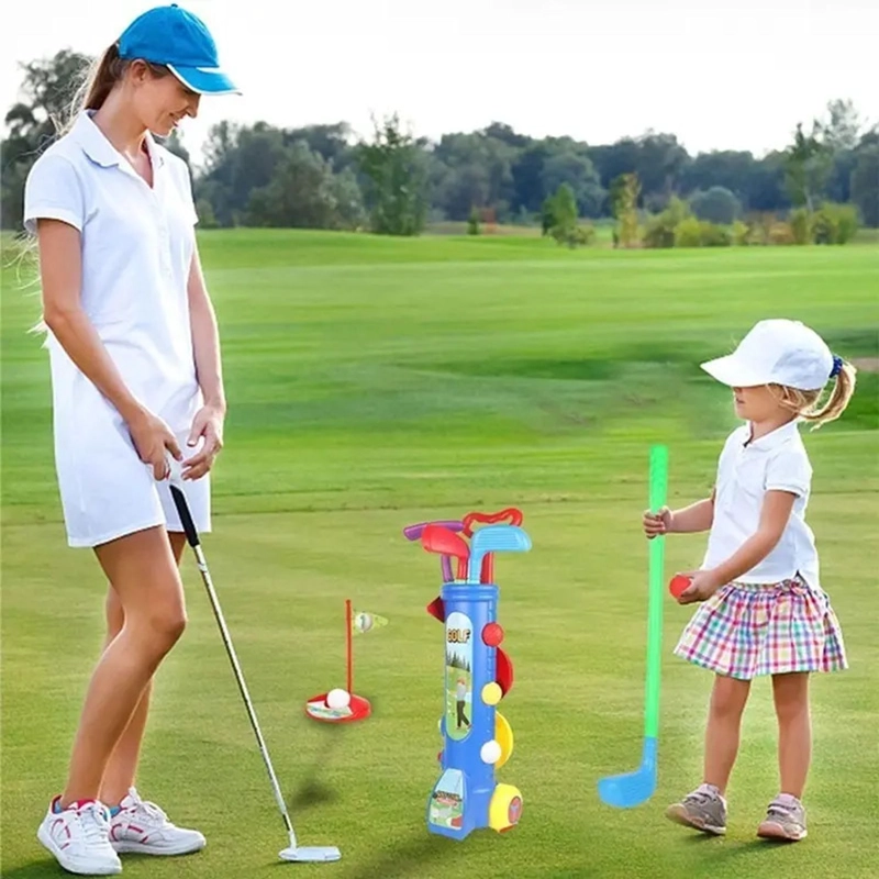 SET DE GOLF PARA NIÑOS CON CARRO Y ACCESORIOS JUGUETE - 6