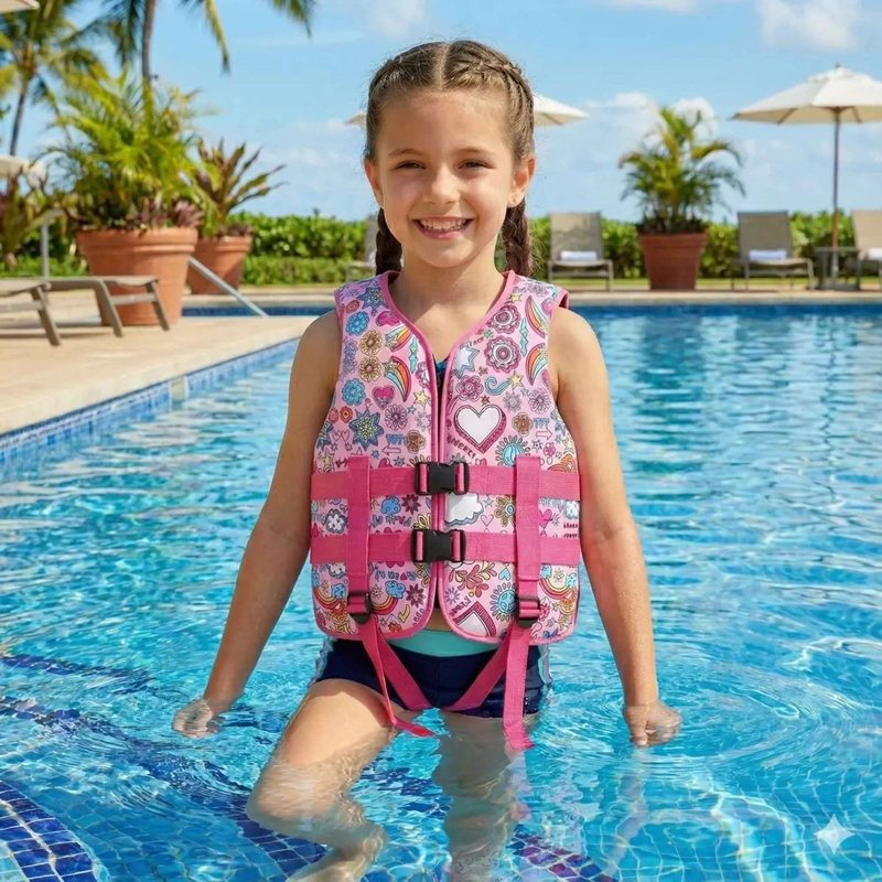 CHALECO SALVAVIDAS INFANTIL AJUSTABLE LOVE - 2