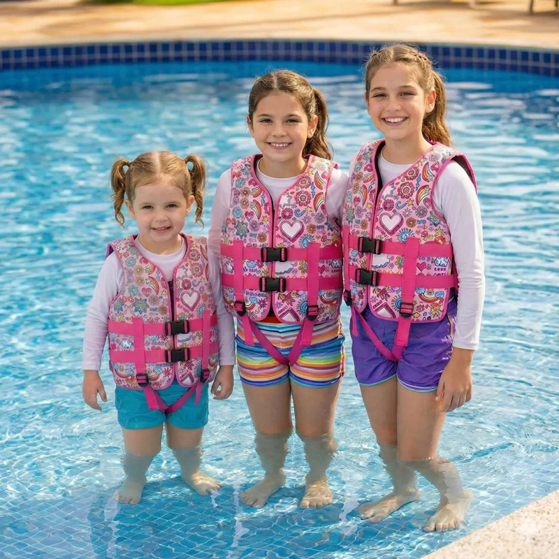 CHALECO SALVAVIDAS INFANTIL AJUSTABLE LOVE - 3