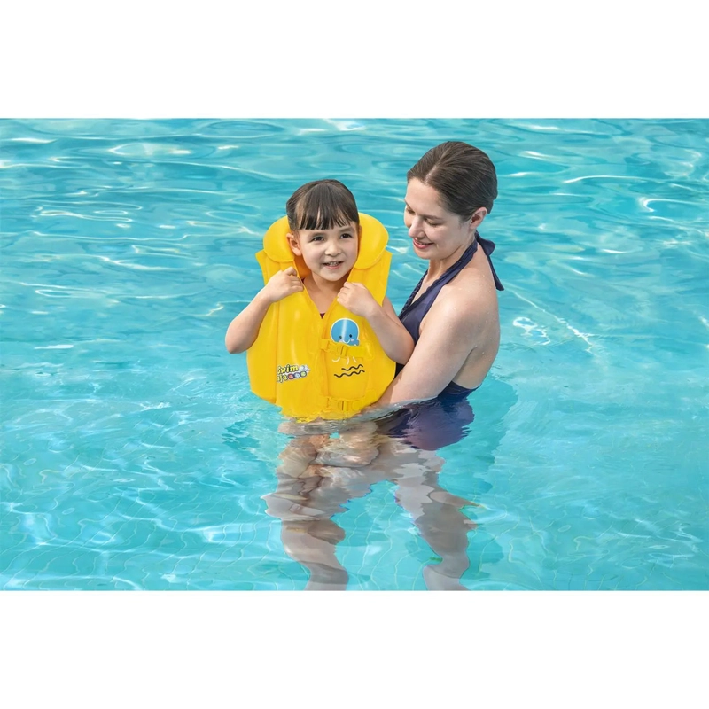 CHALECO FLOTADOR NIÑO INFLABLE SWIM SAFE BESTWAY 32034 - 2
