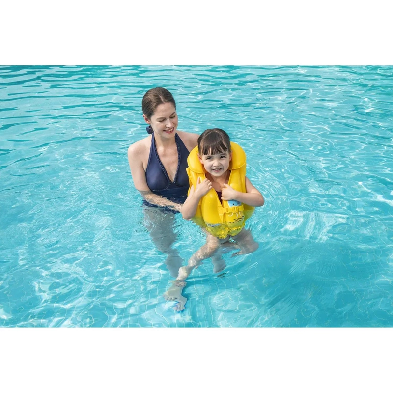 CHALECO FLOTADOR NIÑO INFLABLE SWIM SAFE BESTWAY 32034 - 6