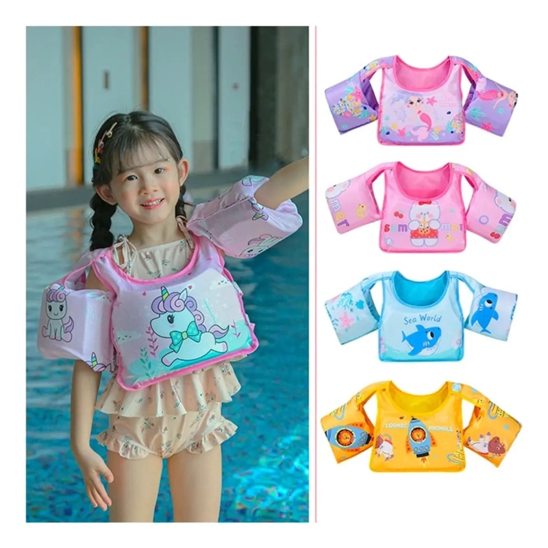 CHALECO FLOTADOR COHETE LEON NIÑOS 4 A 8 AÑOS PISCINA VERANO - 5