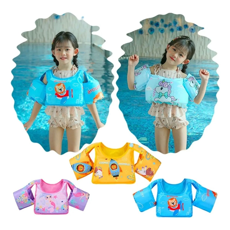 CHALECO FLOTADOR COHETE LEON NIÑOS 4 A 8 AÑOS PISCINA VERANO - 6