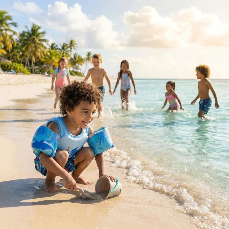 CHALECO FLOTADOR TIBURON NIÑOS 4 A 8 AÑOS PLAYA VERANO - 4