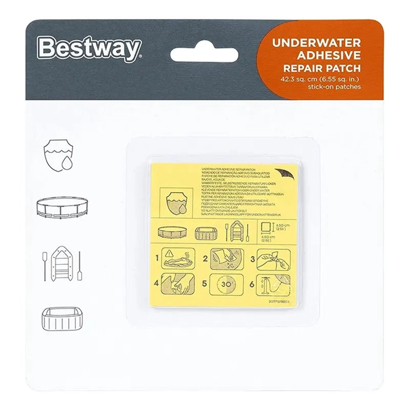 PARCHE PARA PISCINA DE ALTA RESISTENCIA BESTWAY 62091 - 4