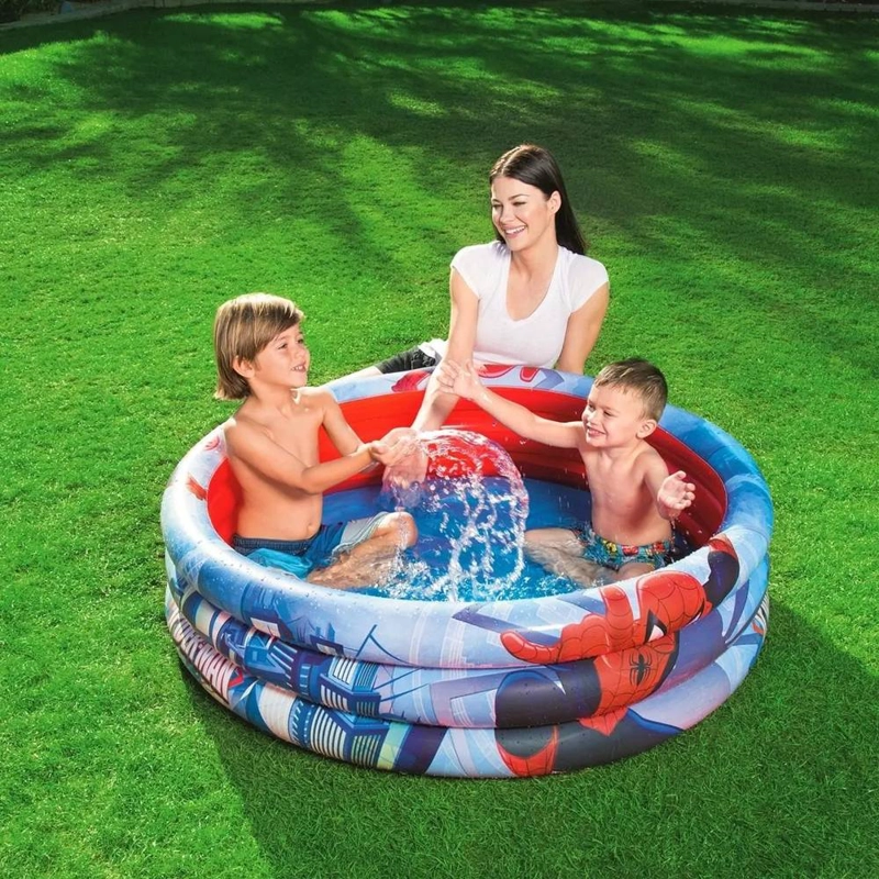 PISCINA INFLABLE SPIDERMAN MARVEL 122CM BESTWAY / LHUA STORE - 4