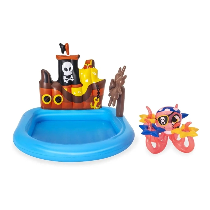 PISCINA INFLABLE JUEGO BARCO PIRATA REMOLCADOR BESTWAY 52211 - 4