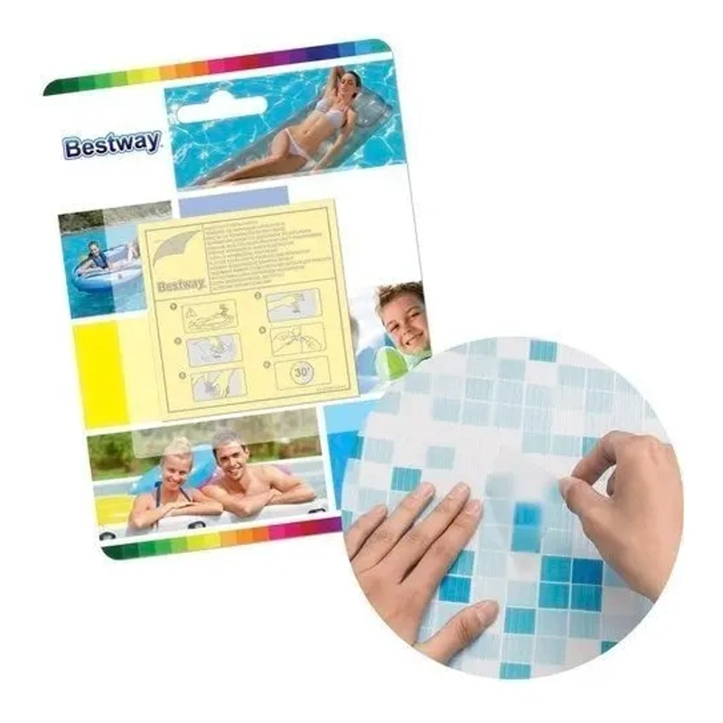 PARCHE PARA PISCINA DE ALTA RESISTENCIA BESTWAY 62068 - 1
