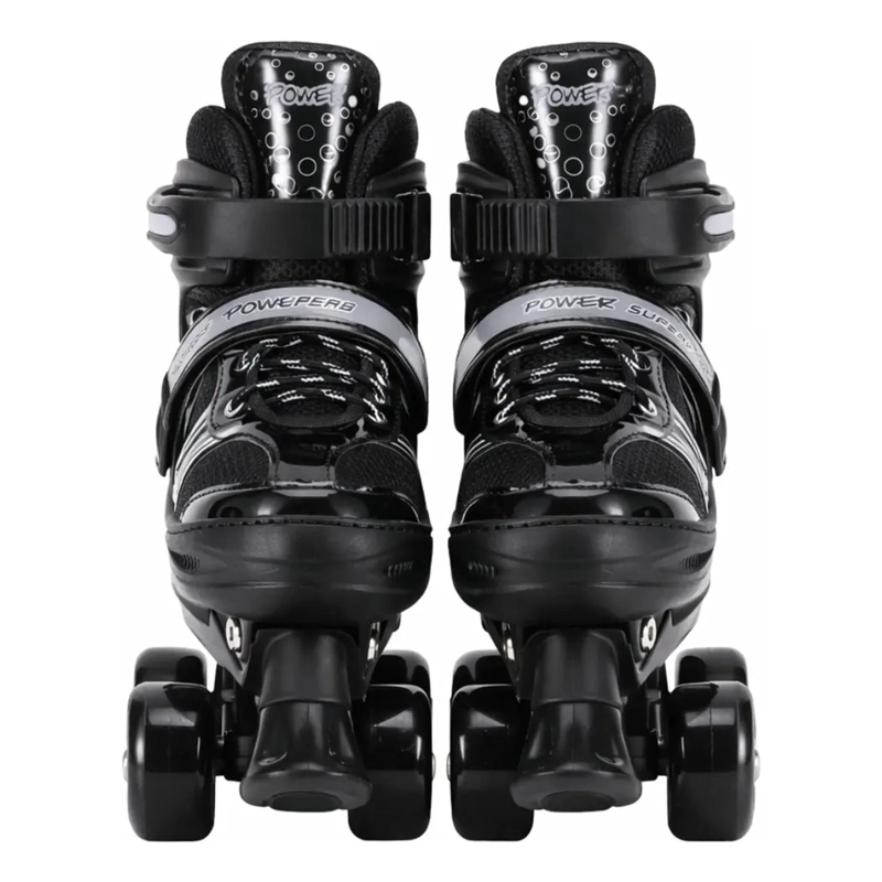 PATINES 4 RUEDAS AJUSTABLE ARTISTICOS NEGRO PARA NIÑOS - 5