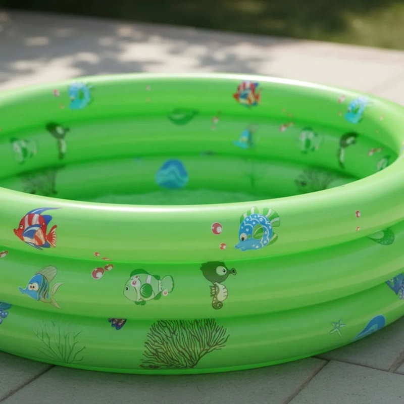 PISCINA INFLABLE PLASTICO 3 ANILLOS 140 X 40 CM - 4