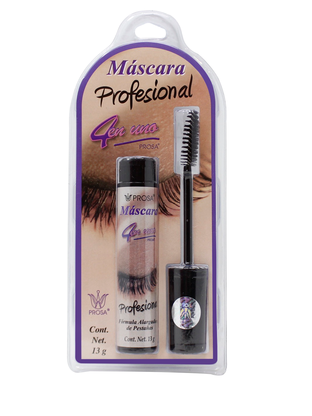 MÁSCARA PESTAÑAS PROSA PROFESIONAL SILICON WATERPROOF 13 GR - 4