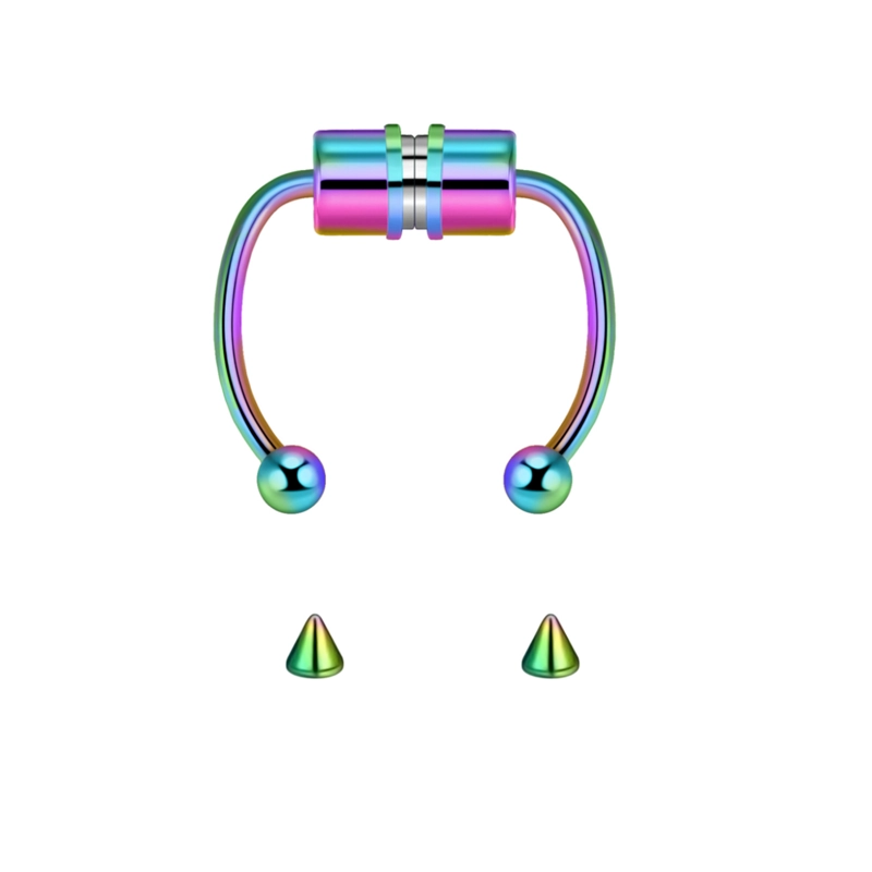 PIERCING RBS FALSO PARA NARIZ IMANTADO UNISEX 2UND ACERO - 1