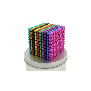 CUBO MAGICO MAGNETICO 512 ESFERAS MULTICOLOR IMANES - 1