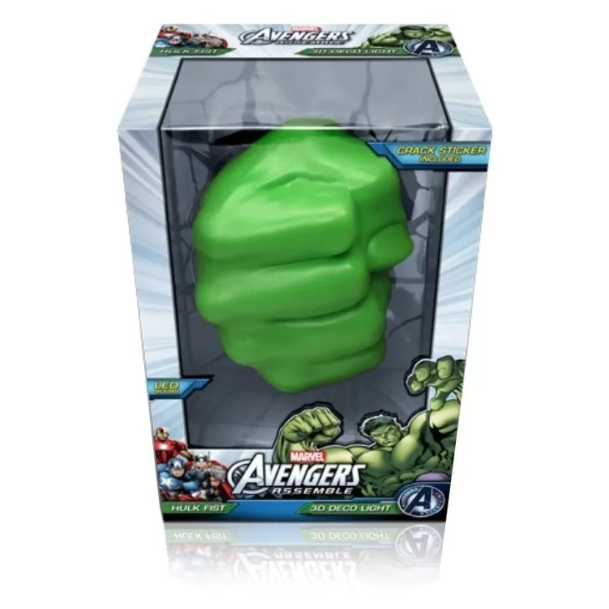 LÁMPARA MURAL 3D MARVEL HULK PUÑO - 2