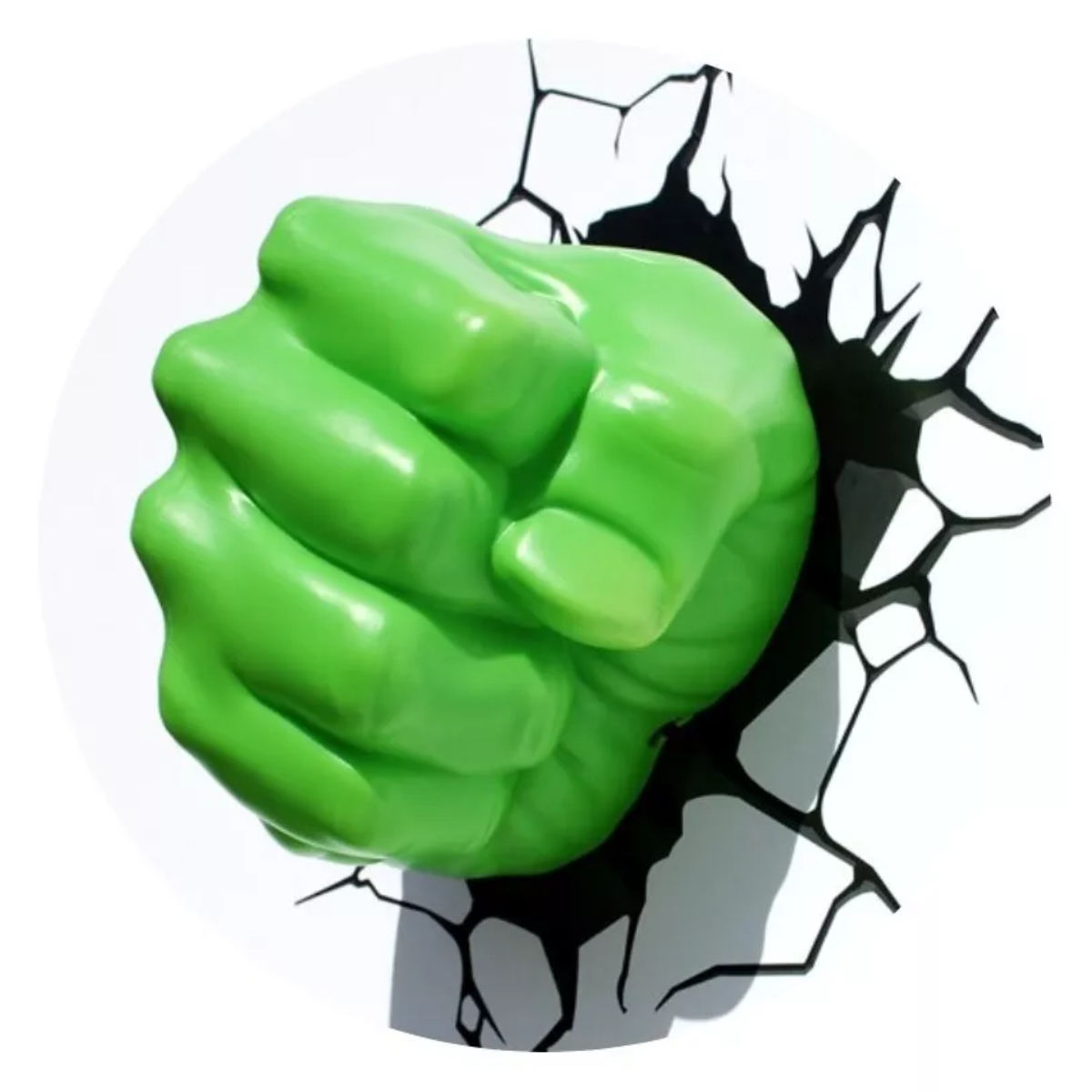 LÁMPARA MURAL 3D MARVEL HULK PUÑO - 3