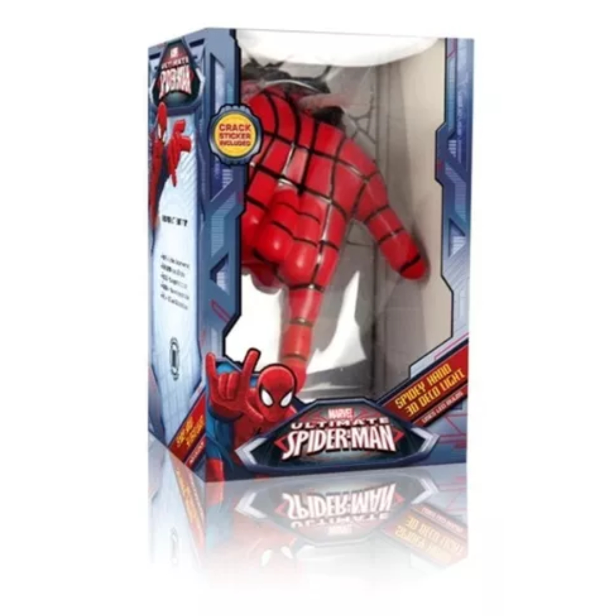 LAMPARA MURAL 3D DISEÑO MANO SPIDER MAN - 2