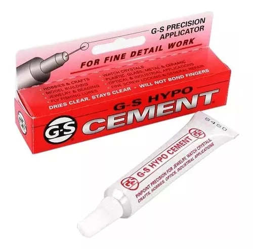 PEGAMENTO CRISTAL RELOJ G-S HYPO CEMENT RELOJERIA VIOLETA - 1