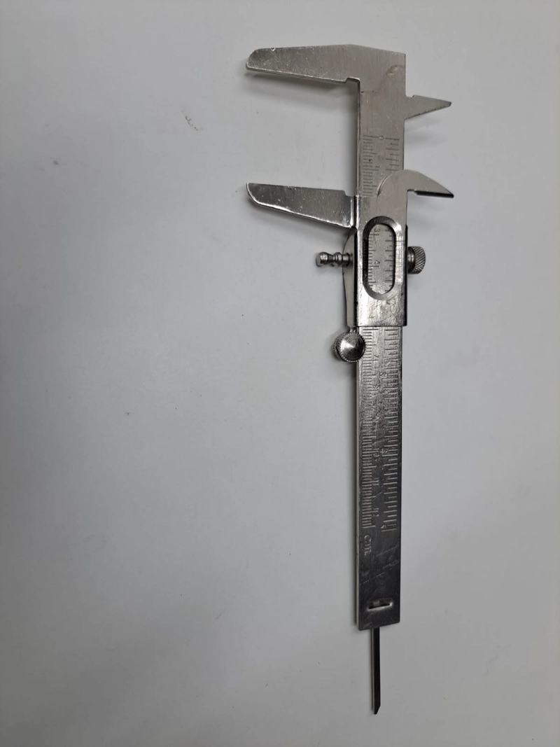 PIE DE METRO CALIBRE VERNIER 5 METAL - 2