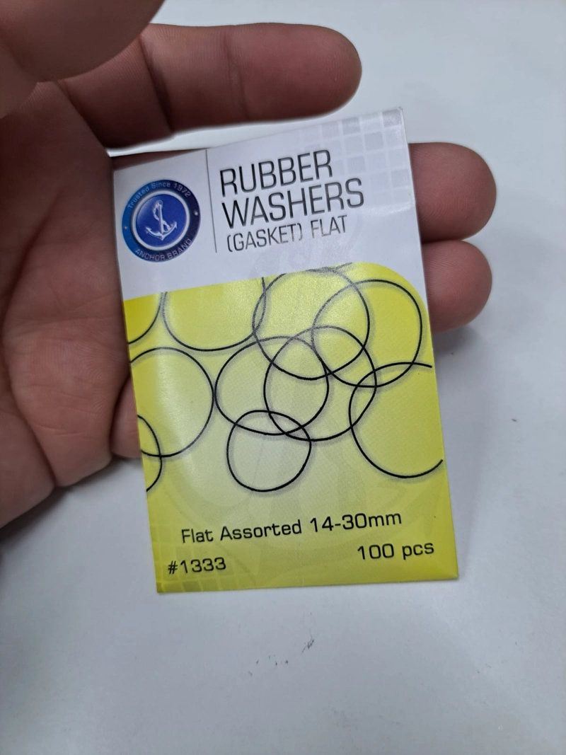 EMPAQUE O ARANDELAS GOMA PARA RELOJ PLANA 14 MM A 30 MM - 2