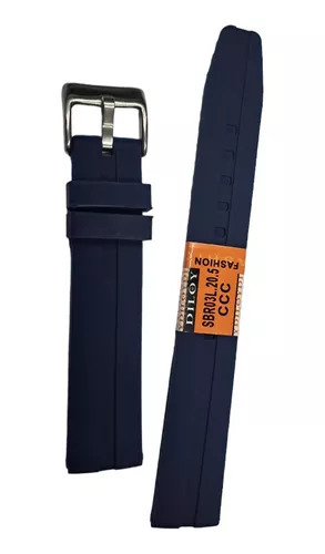 CORREA RELOJ SILICONA CALIDAD DILOY 20 MM - 1