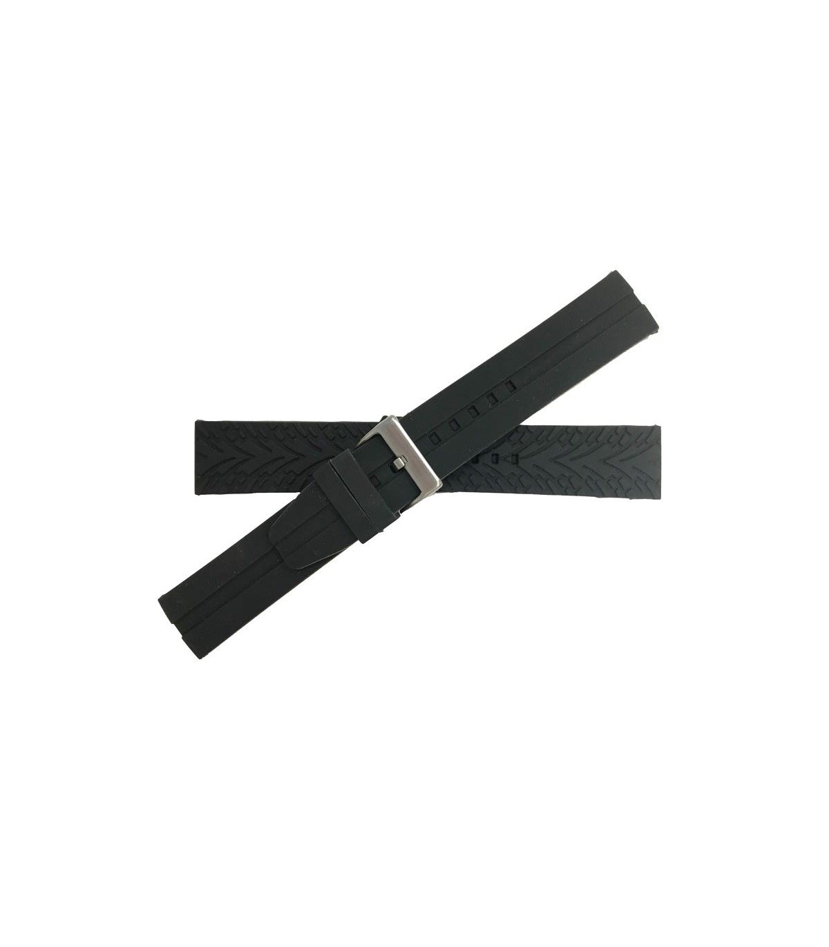 CORREA RELOJ SILICONA CALIDAD DILOY 22 MM - 1