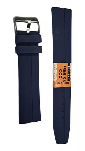 CORREA RELOJ SILICONA CALIDAD DILOY 22 MM - 1