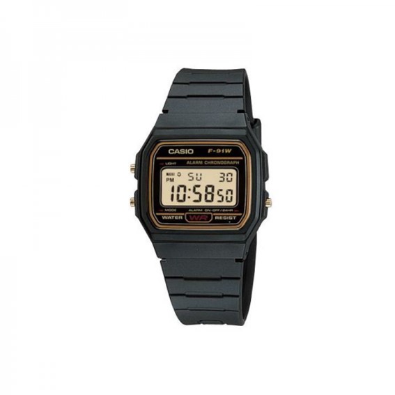 RELOJ UNISEX CASIO VINTAGE F-91WG-9QDF - 1