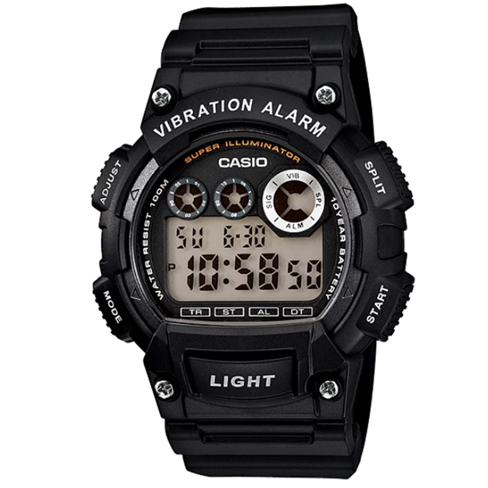 RELOJ VIBRATION HOMBRE CASIO W-735H-1AVDF - 1