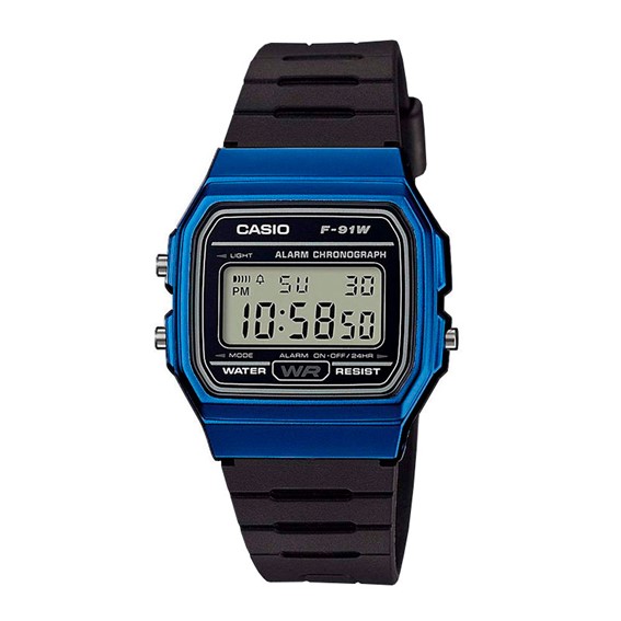 RELOJ UNISEX CASIO VINTAGE F-91WM-2ADF - 1