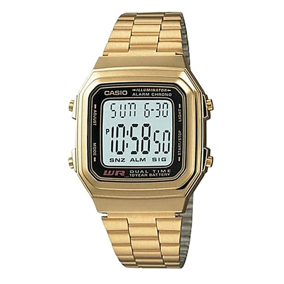 RELOJ UNISEX CASIO VINTAGE A178WGA-1ADF - 1