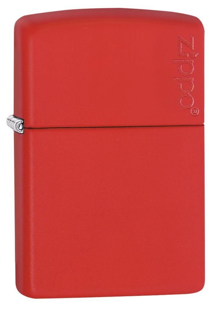 ENCENDEDOR ZIPPO ZP233ZL RED MATTE WITH LOGO - 1