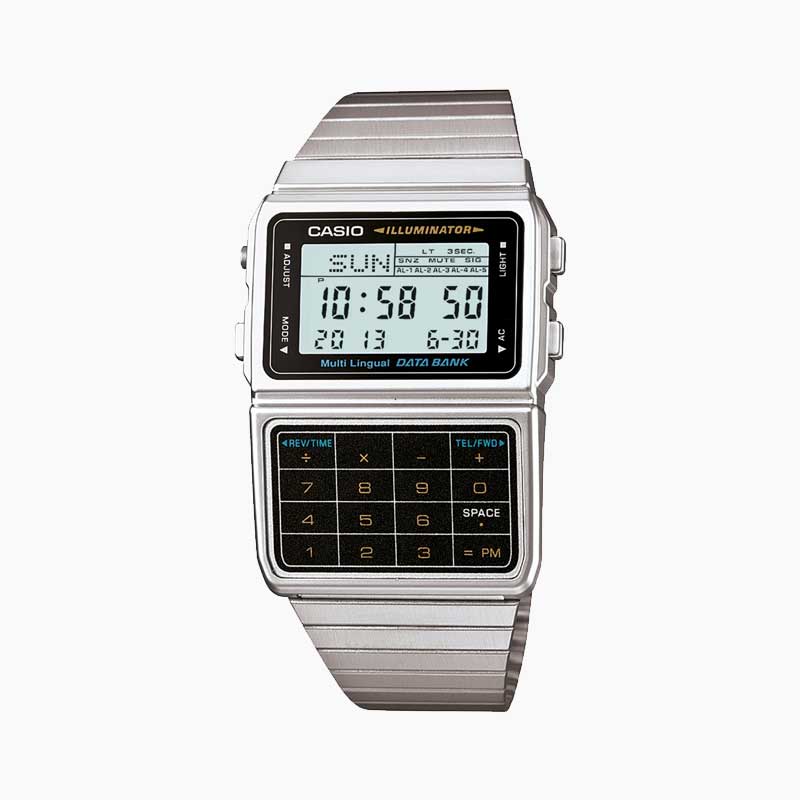 RELOJ HOMBRE CASIO DBC-611-1DF DATA BANK - 1
