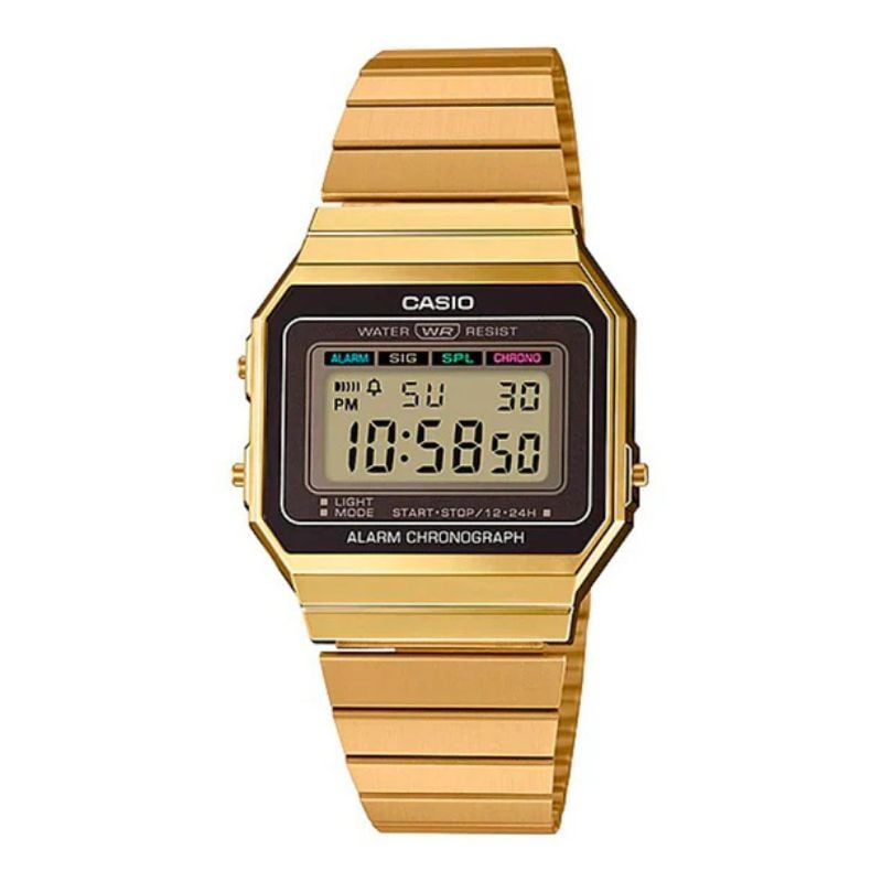 RELOJ CASIO VINTAGE UNISEX A700WG-9ADF DORADO SLIM - 1