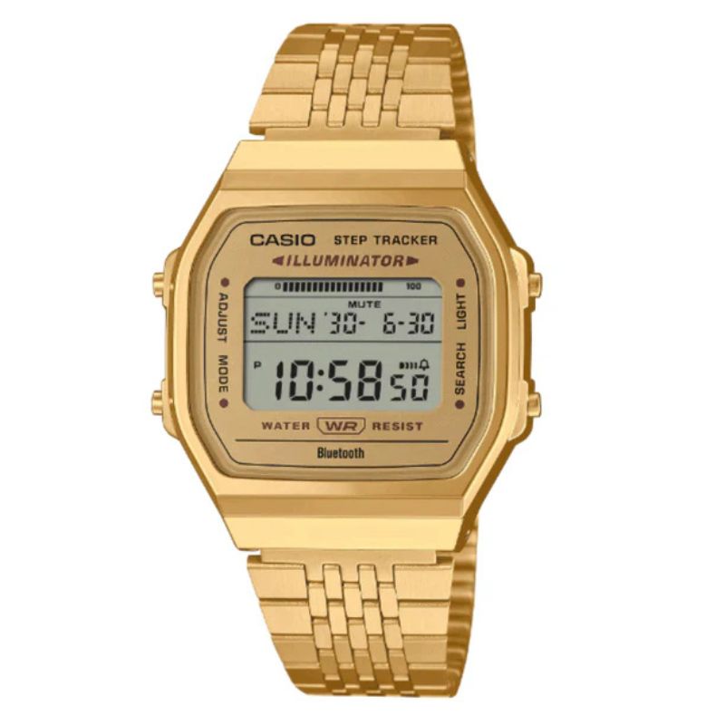 RELOJ CASIO VINTAGE UNISEX ABL-100WEG-9ADF DORADO - 1