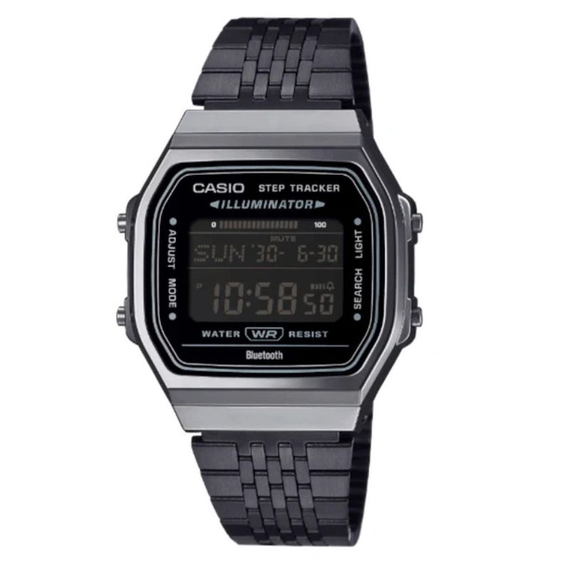 RELOJ CASIO VINTAGE UNISEX ABL-100WEGG-1BDF BLUETOOTH - 1