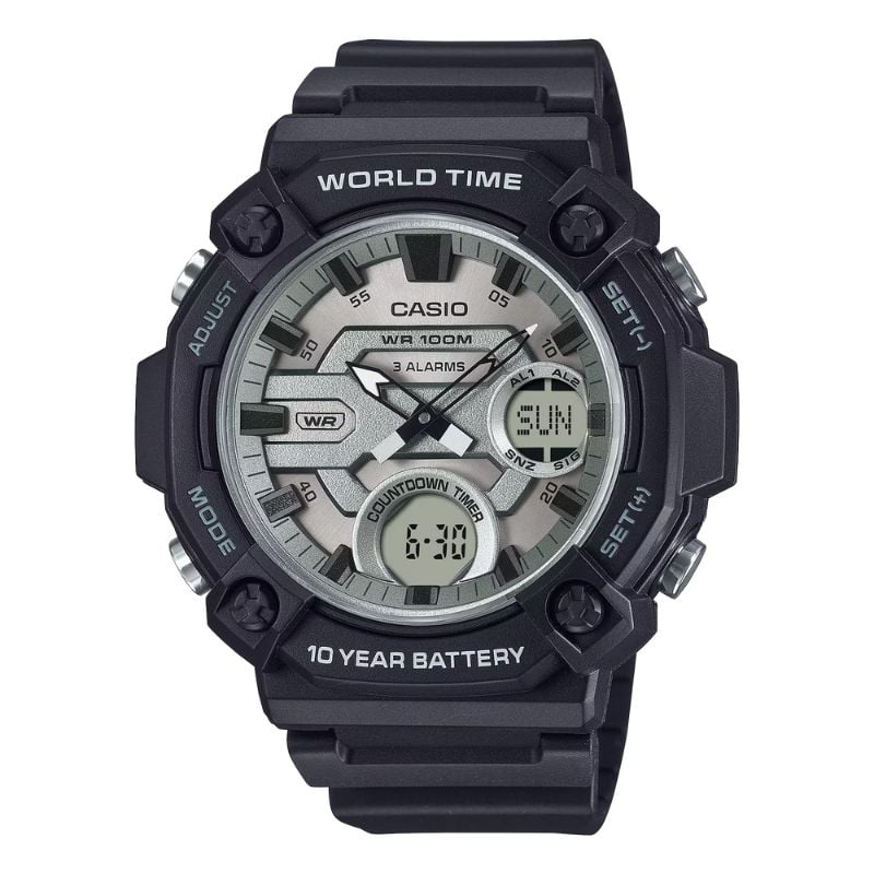 RELOJ CASIO ANALOGO-DIGITAL HOMBRE AEQ-120W-7AV - 1