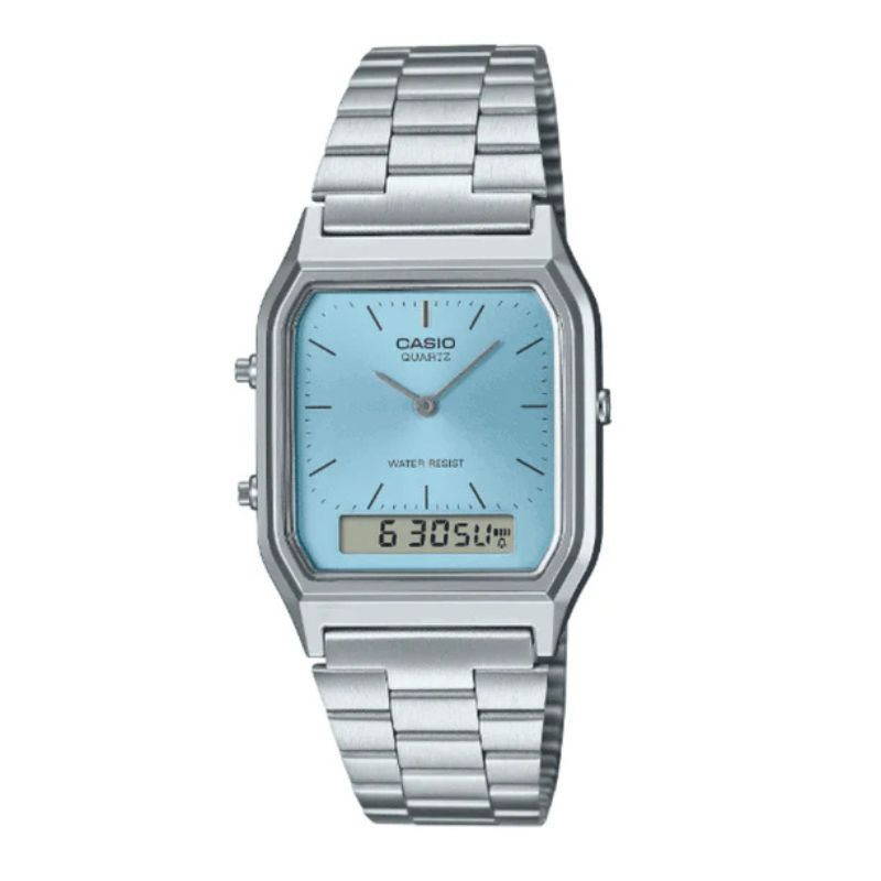 RELOJ CASIO UNISEX AQ-230A-2A1MQY ANALOGO DIGITAL - 1