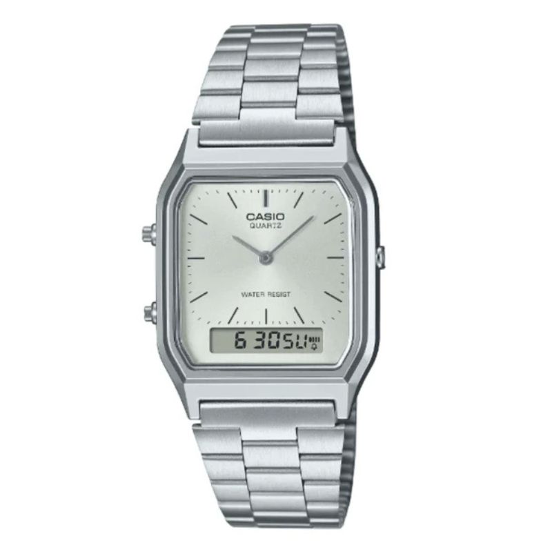 RELOJ CASIO UNISEX AQ-230A-7AMQY ANALOGO DIGITAL - 1